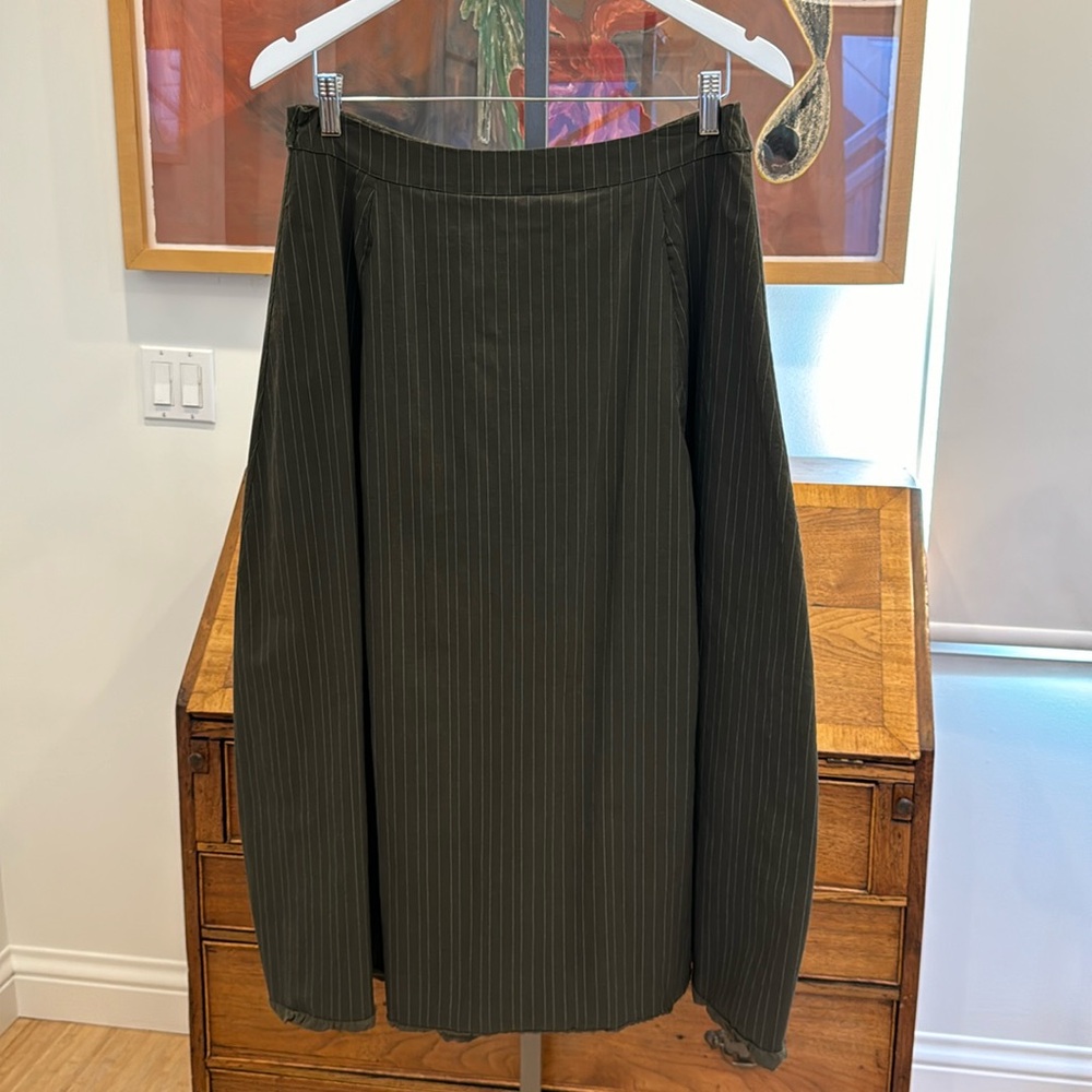 H+ Hannoh Wessel Jeny Skirt - Olive Stripe